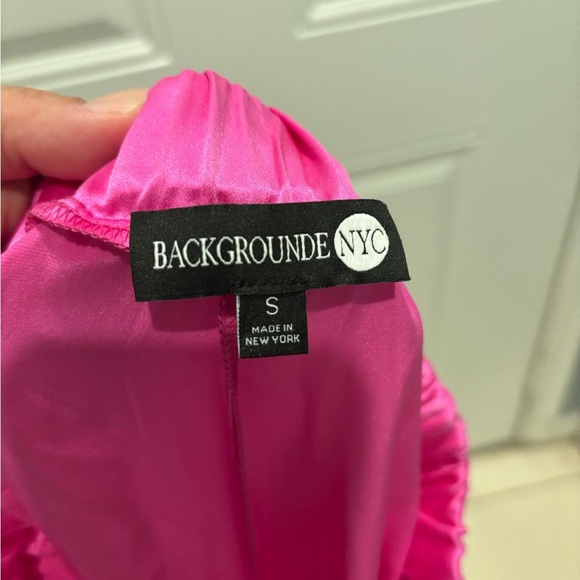 Backgrounde NYC Logan Silk-charmeuse Joggers, Pink - Picture 6 of 6
